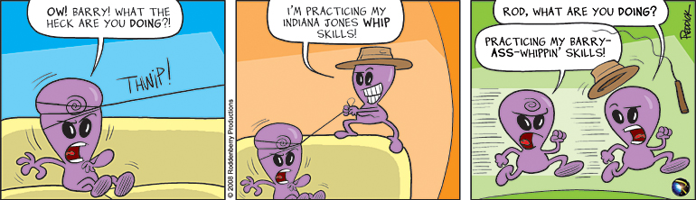 Strip 14: Indiana Jones Whippin