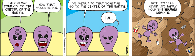 Strip 22: Journey to The Center of The Earth