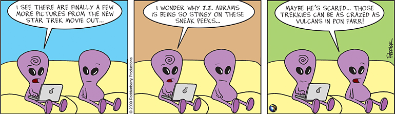 Strip 77: Star Trek XI Sneak Peeks