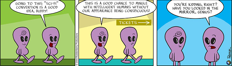 Strip 117: Secret Sci-Fi Identities