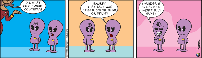 Strip 121: Smurf