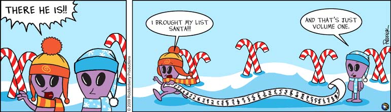 Strip 157: Christmas List