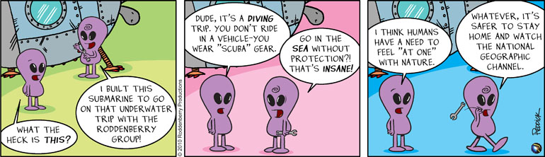 Strip 205: Scuba? In Water???