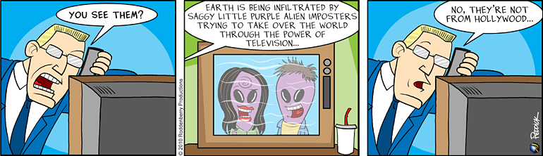 Strip 248: Aliens on TV