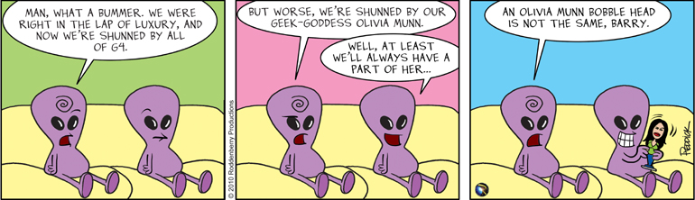 Strip 263: Olivia Bobblehead