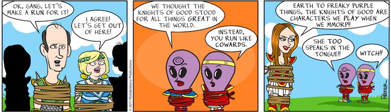 Strip 397: Knight of Good Runners