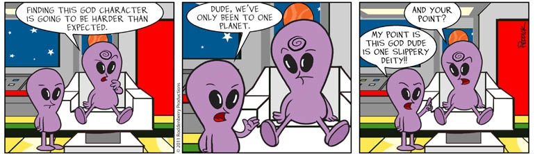 Strip 428: Slippery Deity