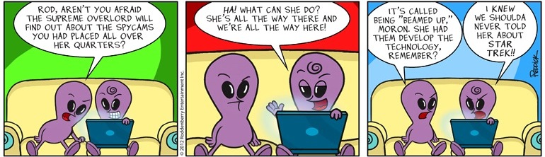 Strip 470: Beamed Up