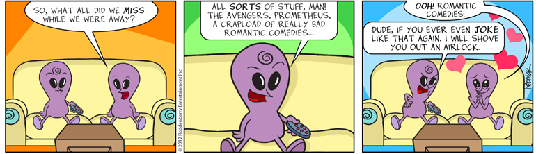 Strip 598: Romantic Comedies