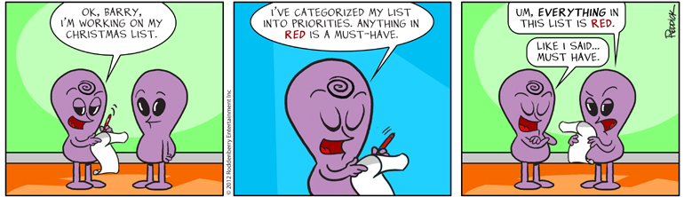 Strip 608: The List