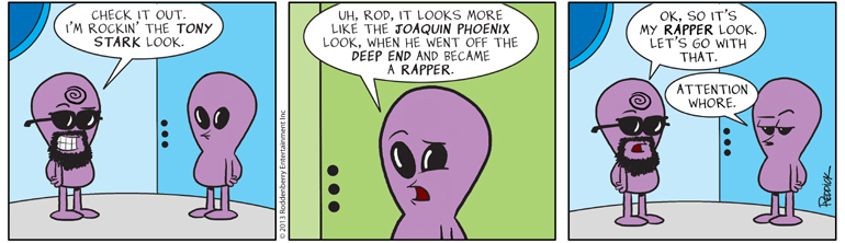 Strip 635: Rapper Look